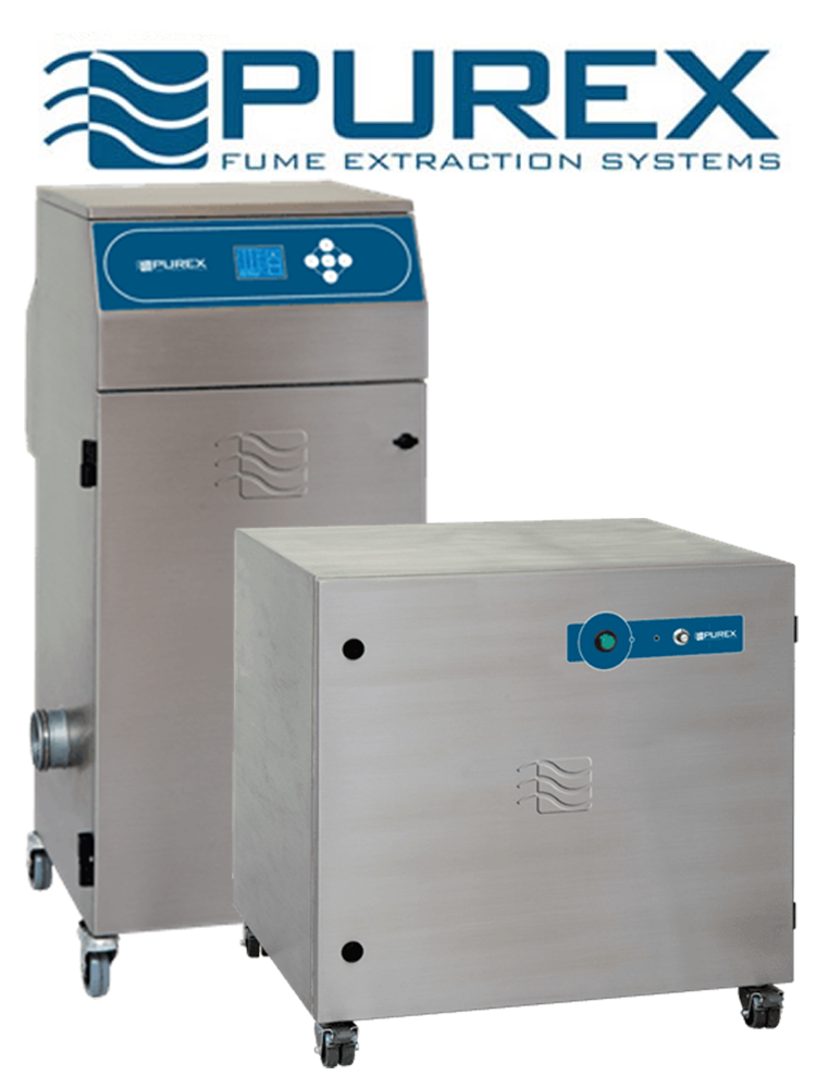 Purex laser fume extractor systems